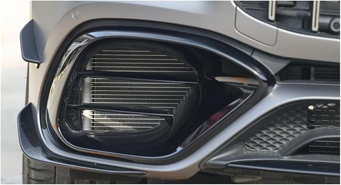2020 to Up Compatible with Benz CLA W118 C118 Cla45 AMG Front Lip Bumper Side Hood Fog Lamp Light Cover Spoiler Air Vent Frame Trim (Color : A Set Carbon Look) binbin06792 store