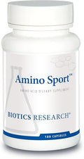 Biotics Research Amino Sport Broad Spectrum Amino Acids Essential Amino Acids BCAAs Sports Recovery Support Lean Muscle Mass 180 Capsules
