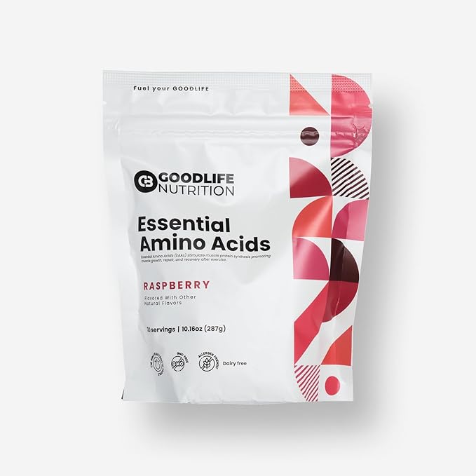 GOODLIFE Nutrition Essential Amino Acids - 30 Serving Bag (30 Servings Raspberry)