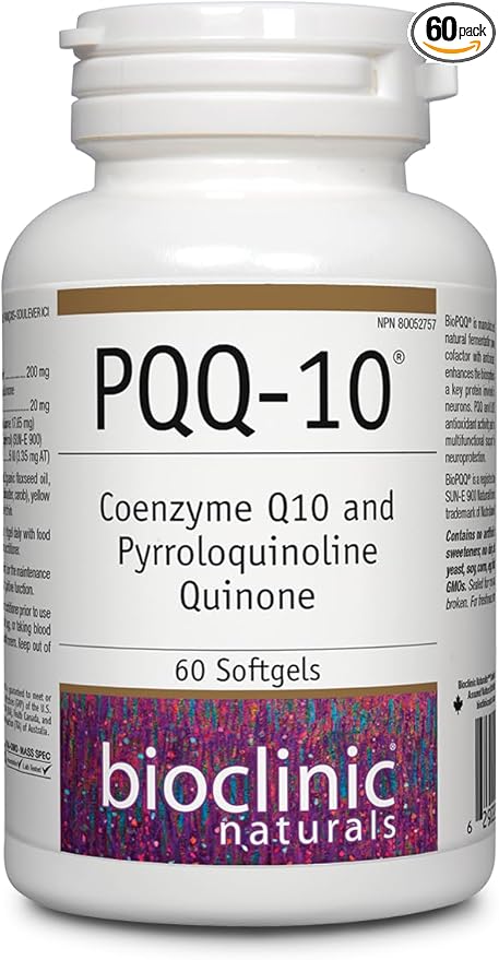 Bioclinic Naturals -  CerebroVital PQQ-10 60 softgels