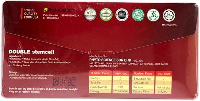 12x PhytoScience PhytoCellTec Apple Grape Double Stem Cell Stemcell …