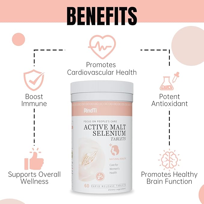 Selenium400 mgSupport for Immune System Antioxidant &amp Heart Health High Absorption60 Capsules