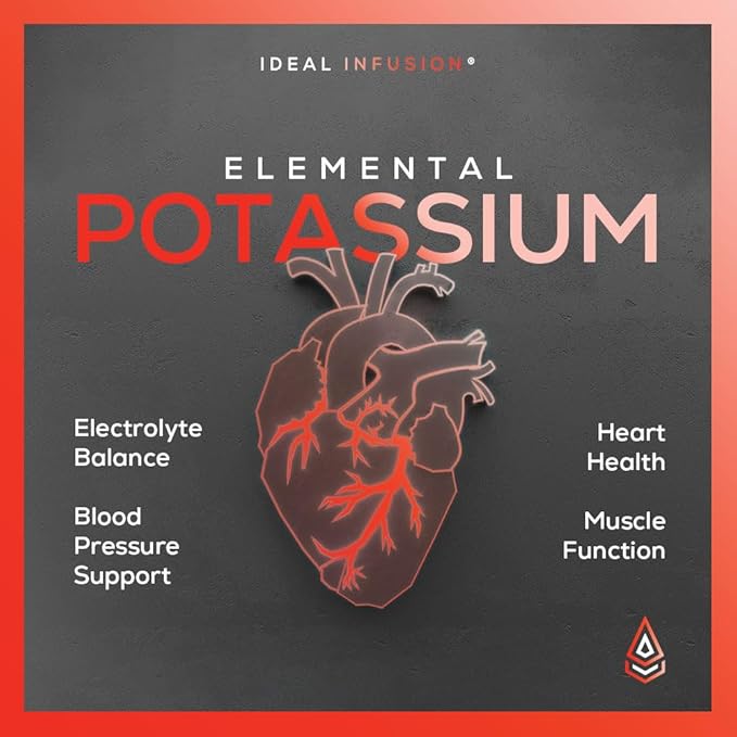 Potassium Malate 1389mg - ATP Production &amp Cellular Energy Electrolyte Balance - Elemental Potassium 500mg (240 Capsules) Vegan
