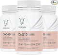 Vitruvin Ubiquinol COQ10 – Coenzyme Q10 Ultra-absorbable co q 10 Antioxidant Supplement for Vascular and Heart Health Healthy Skin and Hair Healthy Aging