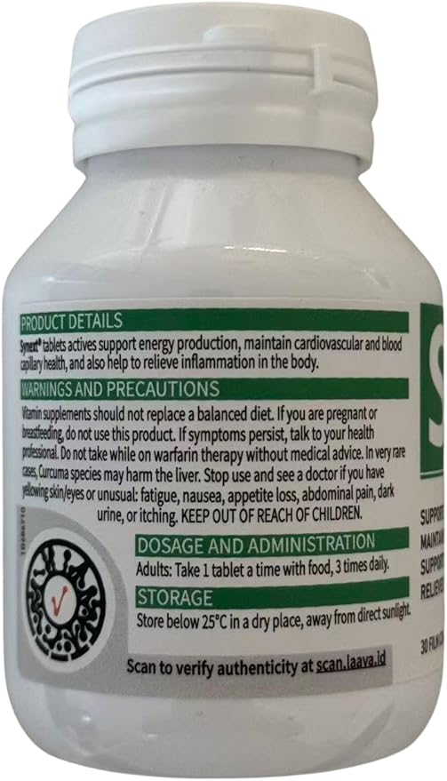 Synext Supplement 30 Tabs First Generation Supports Energy Made in Australia