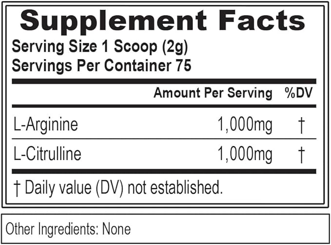 Pure Creatine Monohydrate Powder 5g (Unflavored 60 Servings) Plus L-Arginine and L-Citrulline Nitric Oxide Complex (Unflavored 75 Servings)