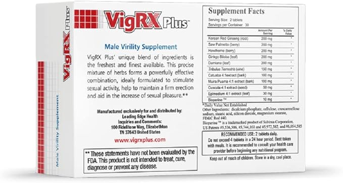 VigRX Plus Daily Supplement Tablets (1)