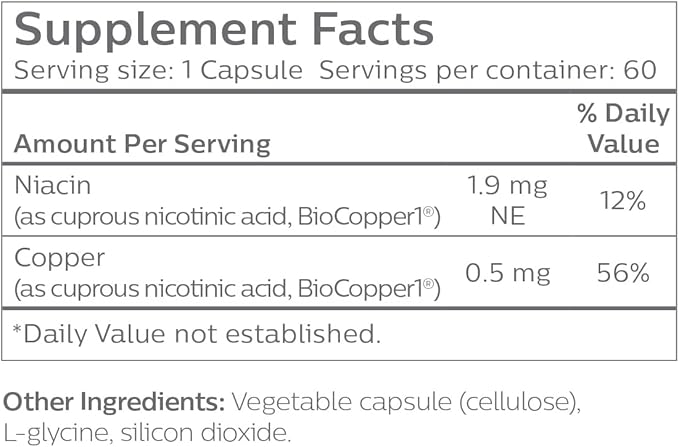 MitoActivator EX - BioCopper1 Cu1 (Cunermuspir) 0.5mg Extra Strength Bioavailable Copper - Mitochondrial NAD+ ATP Booster Anti-Aging Anti-Graying Tick Immune Support