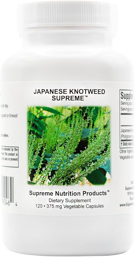 Supreme Nutrition Japanese Knotweed Supreme 120 Pure Polygonum cuspidatum Vegetarian Capsules