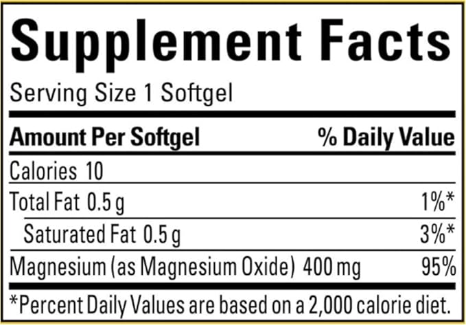 Nature Magnesium Citrate 250 mg (180 Softgels) | + Essential Vitamins &amp Dietary Supplements | Supports Muscle Relaxation Nerve Heart &amp Bone Health