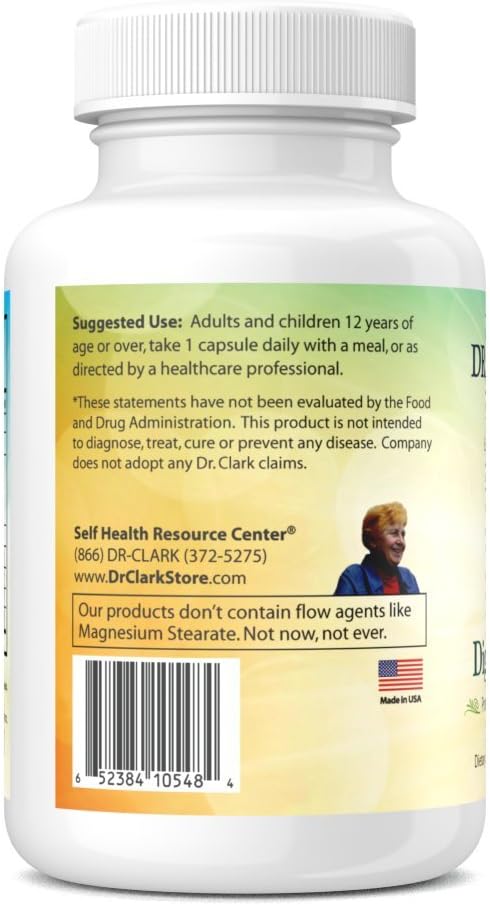 Dr. Clark Digestive Enzymes Supplement – 700mg 50 Gelatin Capsules Promotes Digestive Health &amp Gut Function
