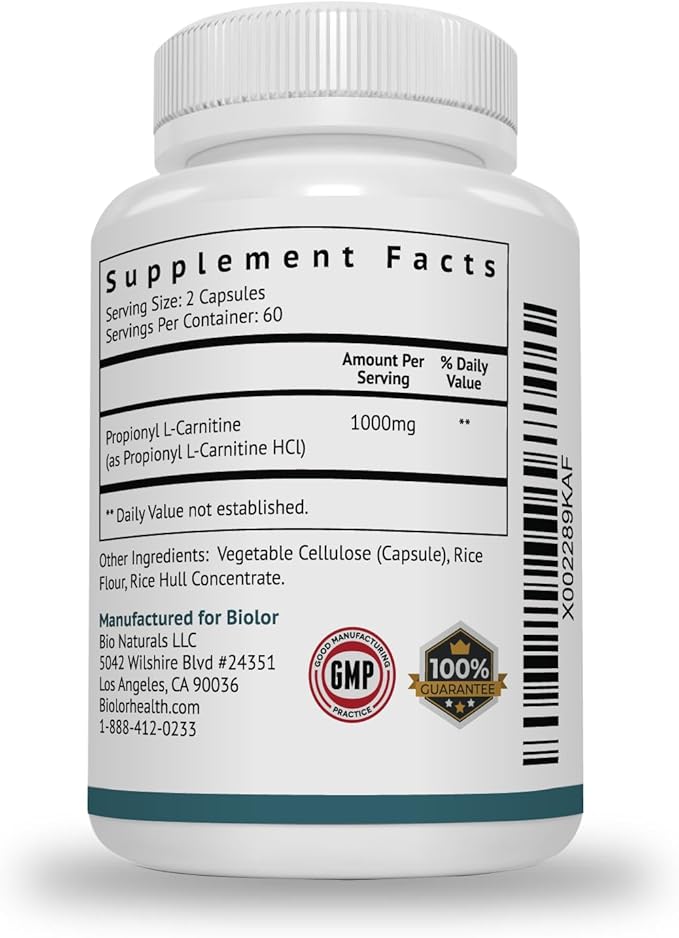 Circulation Boost Bundle - GPLC &amp PLCAR Capsules for Enhanced Blood Circulation (Already Within Normal Ranges)