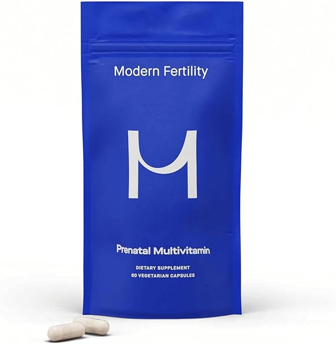 Modern Fertility Prenatal Multivitamin | Developed with OB-GYNs Contains 12 Essential Nutrients for Support Before During and After Pregnancy 30-Day Supply (60 Capsules)