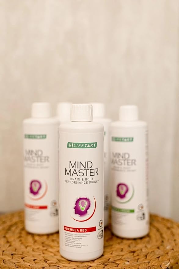 LR Health&ampBeauty Lifetakt Mind Master Formula Red Every Day Natural Treatment Women Men Set of 5-500 ml./16.9 fl.oz.