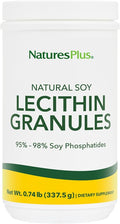 NaturesPlus Lecithin Granules - 12 oz - Supports Digestion &amp Skin Health - Gluten Free - 45 Servings