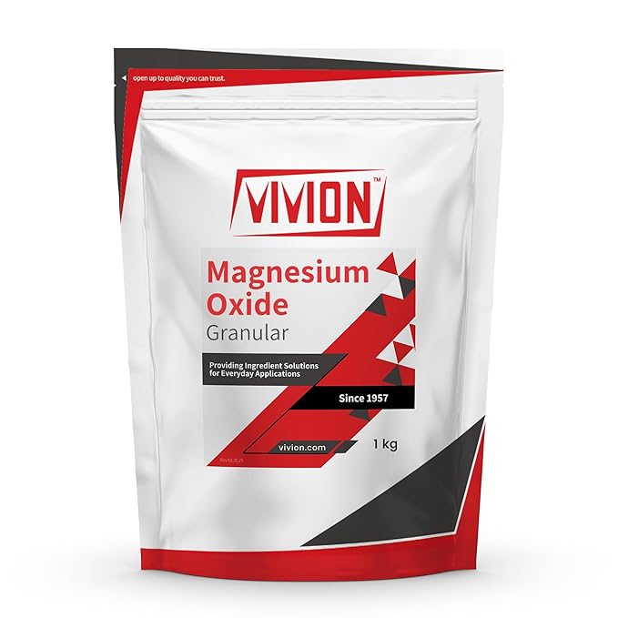 Magnesium Oxide USP Granular - 1 kg (2.2 lb) – Ingredient for Supplement and Personal Care Formulations