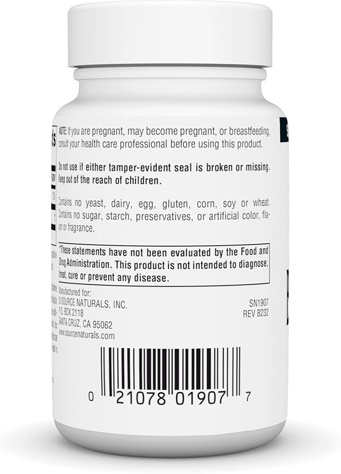 Source Naturals Benfotiamine Fat Soluable Source of Vitamin B-1 150 mg - 120 Tablets