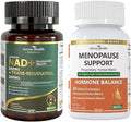 Menopause Supplements for Women Vitamin D3 &amp B6 &amp Liposomal NAD+ Resveratrol Supplement - NMN Alternative with Trans-Resveratrol