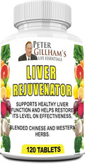 Liver Rejuvenator 120 Tablets 40 Servings All Natural Non-GMO Herbal Blend 780 mg Liver Cleanse Liver Support Made in The USA Peter Gillham’s Life Essentials