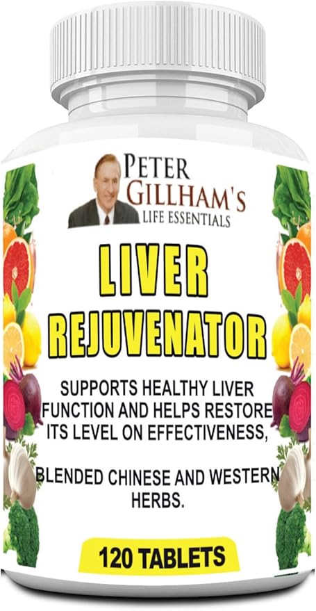 Liver Rejuvenator 120 Tablets 40 Servings All Natural Non-GMO Herbal Blend 780 mg Liver Cleanse Liver Support Made in The USA Peter Gillham’s Life Essentials
