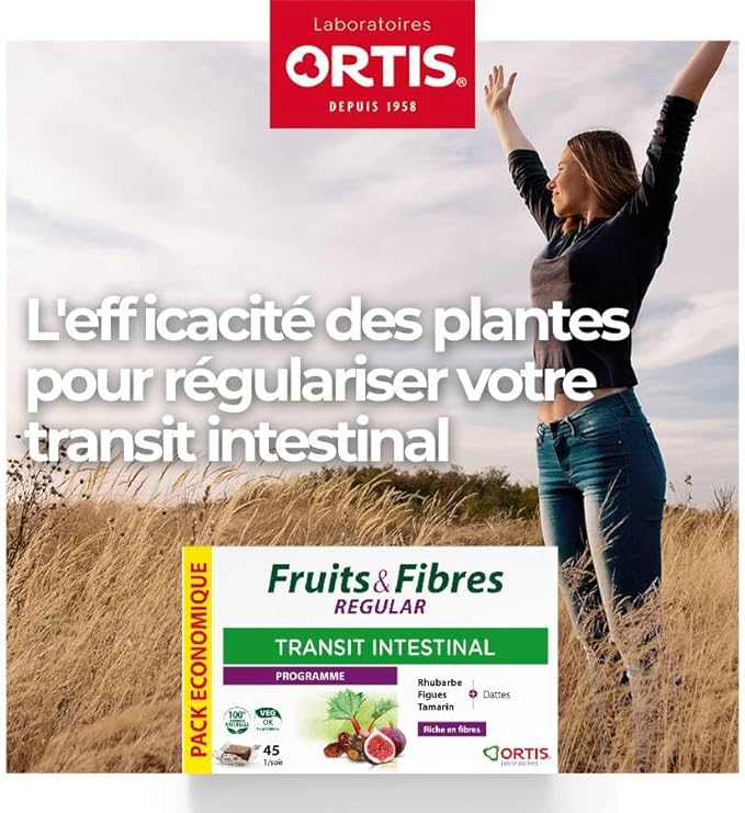 Ortis Fruits &amp Fibres Regular 45 Squares to Chew