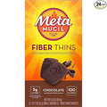 Meta Mucil Fiber Thins Chocolate - 24 ct Pack of 3