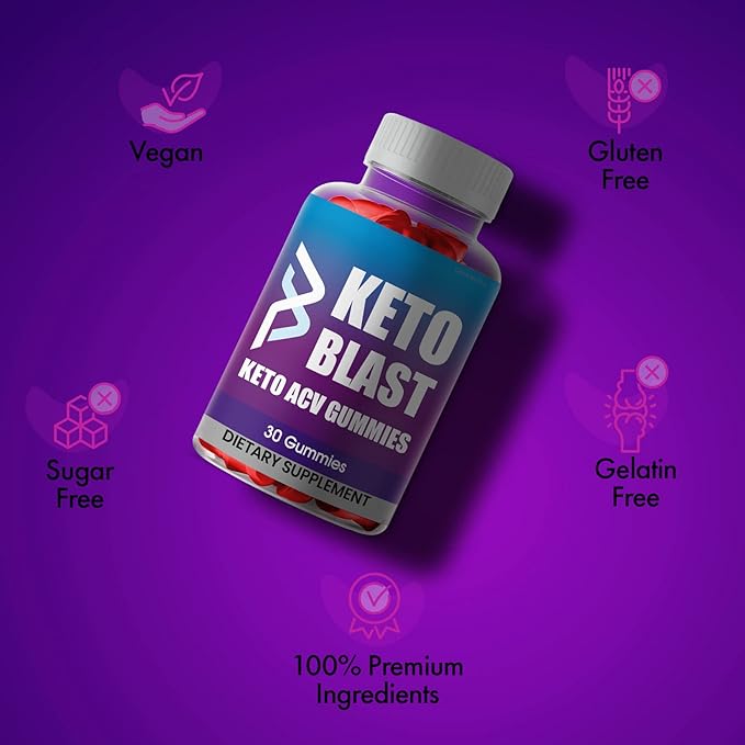 (3 Pack) Keto Blast Gummies Maximum Strength Original Keto Blast Gummy Advanced Formula 3 Month Supply