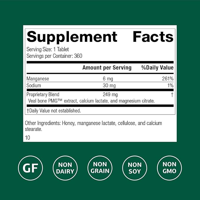 Standard Process Biost Skeletal &amp Cellular Health Dietary Supplement - Gluten-Free Non-Dairy Non-Soy &amp Non-Grain - Aids Strong Teeth &amp Bones - 360 Tablets