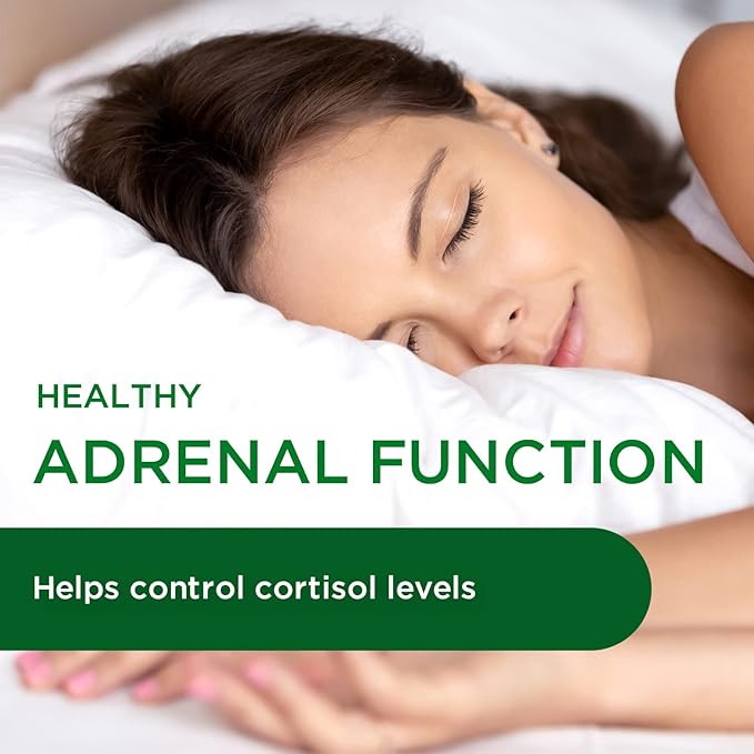 EMERALD LABS Adrenal Health - Stress Relief Energy Support &amp Restorative Sleep with Sensoril Ashwagandha B Vitamins Rhodiola &amp More* - Gluten-Free - 60 Vegetable Capsules (30-Day Supply)