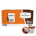 Fresh Roasted Coffee 100% Colombian Medium Roast 96 Pods for K Cup Brewers