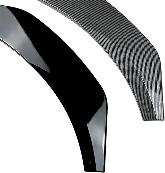 Kiyah Car Front Bumper Lip Splitter Diffuser Compatible with Mercedes Benz CLA Class C117 CLA200 CLA220 CLA250 CLA45 A-MG 2016-2019 Facelift(Glossy Black)