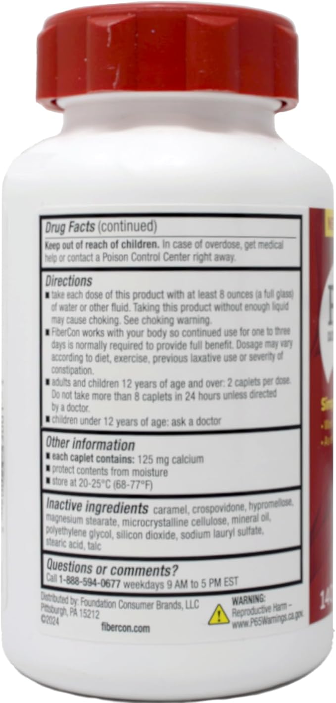 Fibercon Caplets 140 Caplets (Pack of 2)