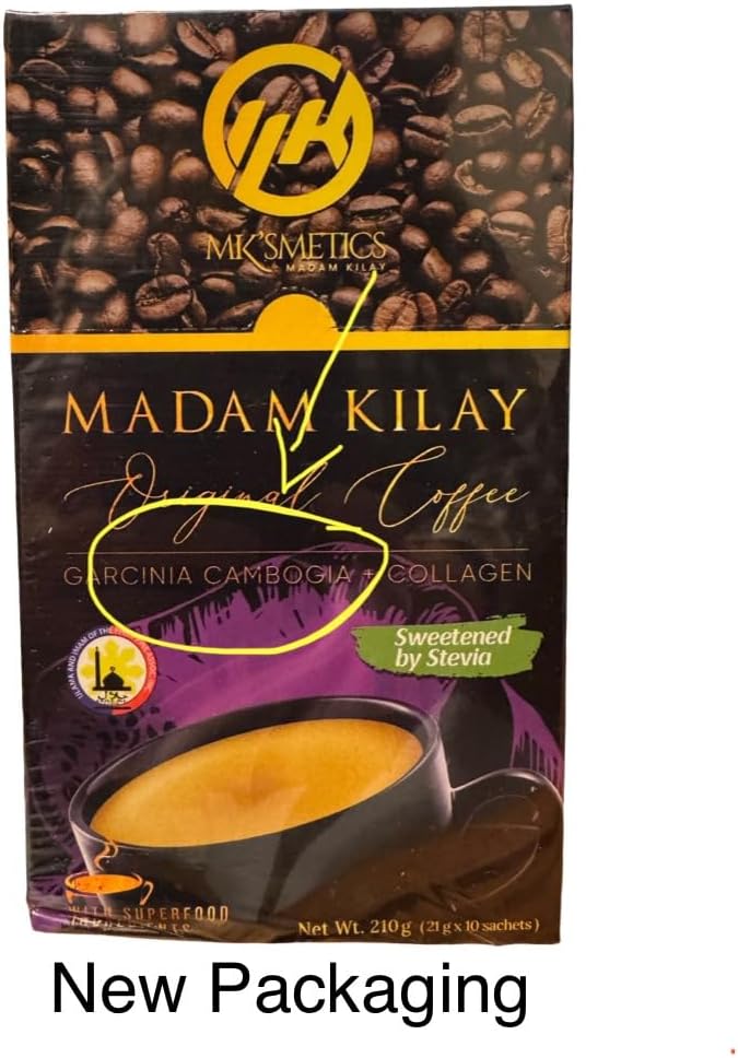 Slimming-K Coffee by Madam kilay Fat Burner + Collagen (21g) 10 Count (Pack of 1)