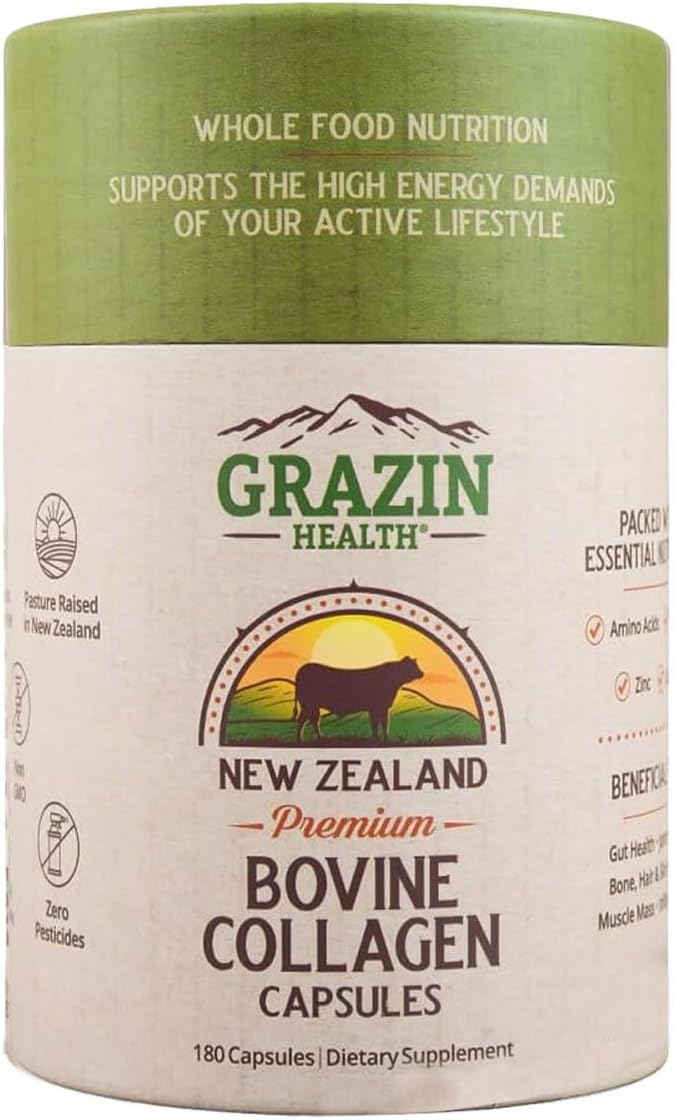 Men’s Vitality Bundle | Whole-Food Organ Complex + Man Power Capsules + Grass-Fed Collagen | New Zealand Sourced Hydrolyzed Collagen &amp Bovine Organ Supplements for Daily Wellness