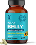 Plana Belly Debloating Supplement – Digestive Enzymes for Bloating &amp Gas Relief with Bromelain Ginger Fennel &amp Dandelion Root – Gut Health Support for Women &amp Men – 60 Capsules