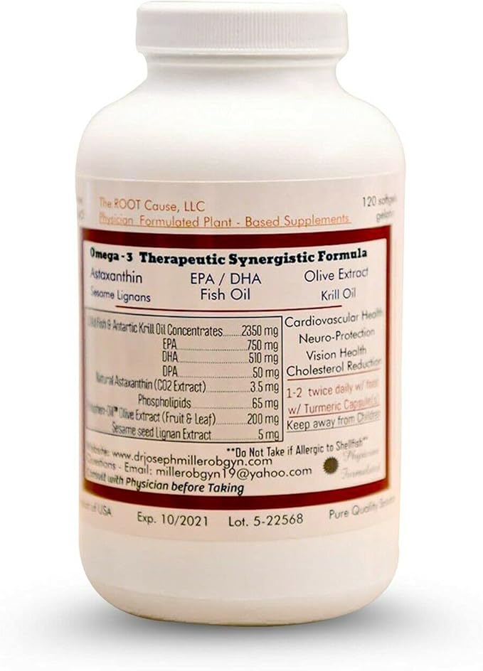 This Chick is Raw Omega-3 Therapeutic Formula – High-Absorption Blend with Krill Oil Astaxanthin Olive Oil &amp Sesame Lignans | Heart Brain &amp Joint Support (120 Capsules)