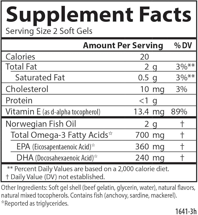 Carlson - The Very Finest Fish Oil 700 mg Omega-3s Norwegian Fish Oil Supplement Wild Caught Omega 3 Fish Oil Sustainably Sourced Fish Oil Capsules Omega 3 Supplement Orange 120 Softgels