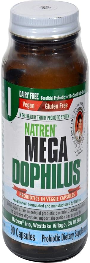 Natren Megadophilus Dairy Free Capsules 90-Count