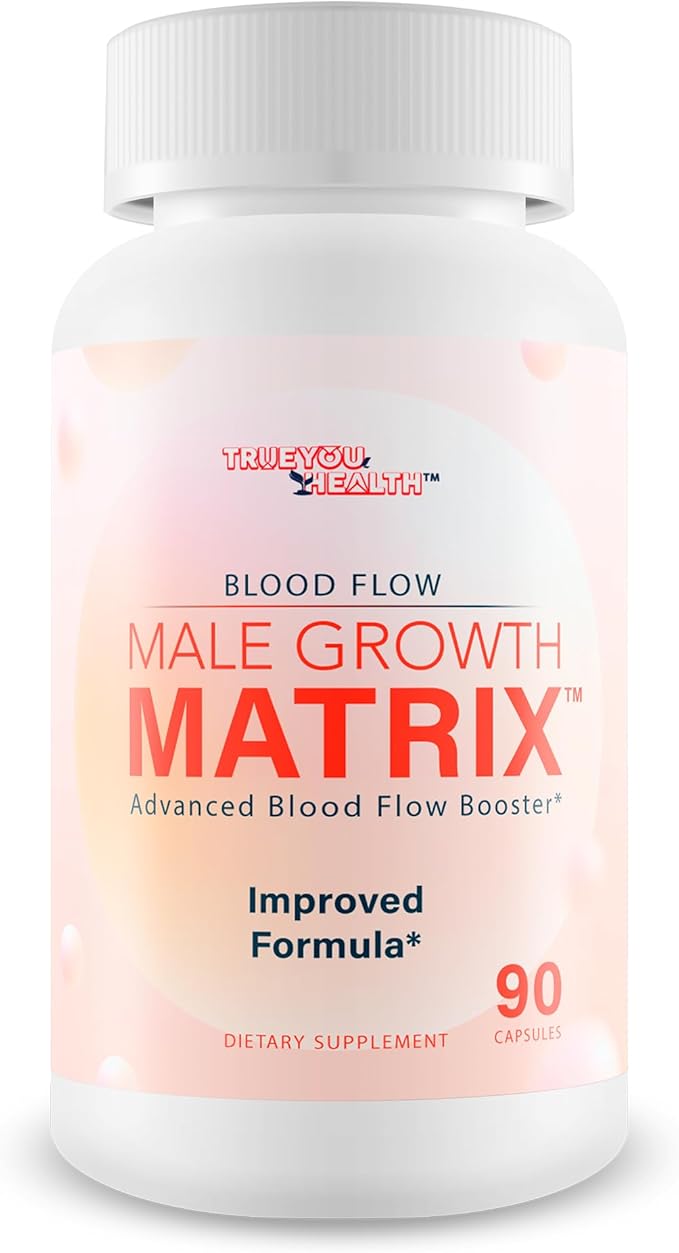 Male Growth Matrix Pro - Our Best Max Blood Flow Circulation Supplement for Men - Advanced Blood Flow Circulation Booster Supplement - Gingko Biloba Blood Flow Booster for Mens Growth Matrix for Men