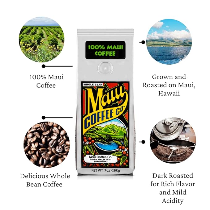 Maui Coffee Company 100% Maui Coffee 7 oz. - Whole Bean