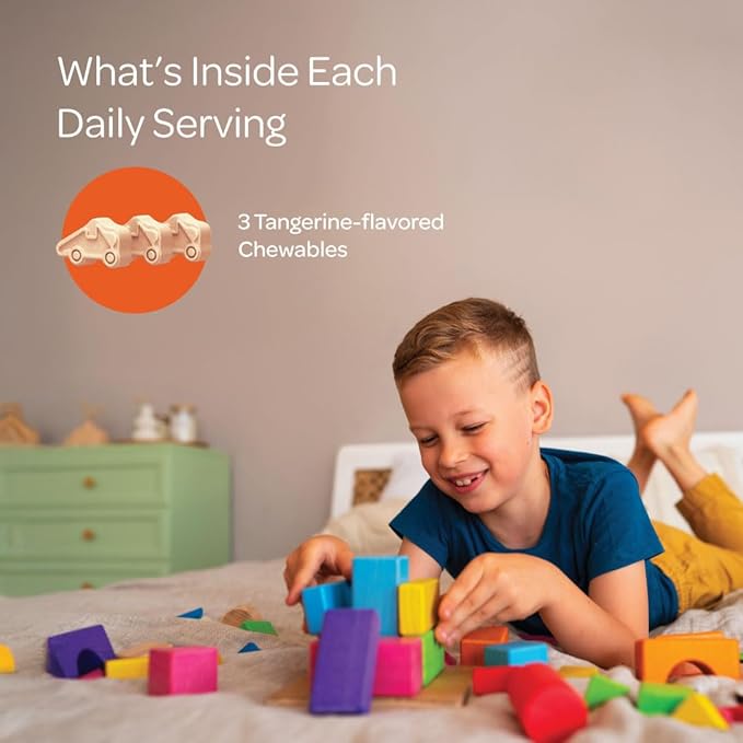 Orthomol Immun Junior C Plus Kid's Multivitamin Tangerine Flavor 30-Day Supply