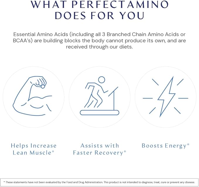 BodyHealth PerfectAmino (300 ct) Easy to Swallow Tablets Essential Amino Acids Supplement with BCAAs Vegan Protein for Pre/Post Workout &amp Muscle Recovery with Lysine Tryptophan Leucine Methio