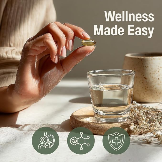 Oregano Oil Capsules – Extra Strength 86–90% Natural Carvacrol – Possibly The Most Potent Oregano Capsule – Immune Support Digestive &amp Candida Cleanse-60 Softgels