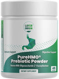 Layer Origin | PureHMO Human Milk Oligosaccharide (HMO 2'-FL) Prebiotic Fiber Powder - Feed 200 Billion Probiotics/Scoop 45 Servings