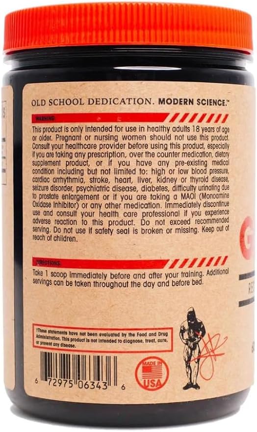 Arms Race Nutrition L-Glutamine Powder 5000mg 60 Servings Unflavored