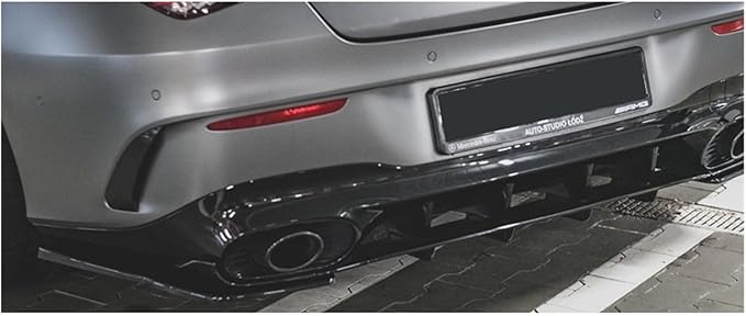 Rear Bumper Diffuser Splitter Canard Spoiler ABS Gloss Black Compatible for Benz CLA-Class C118 CLA35 CLA45 AMG 2021 2022 2023+ binbin06792 store