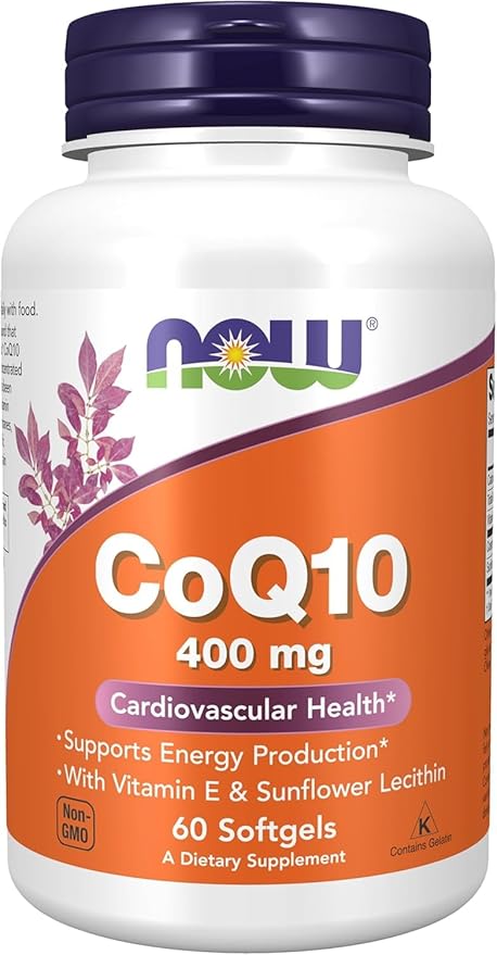 Now Foods CoQ10 400 mg 60 Softgels