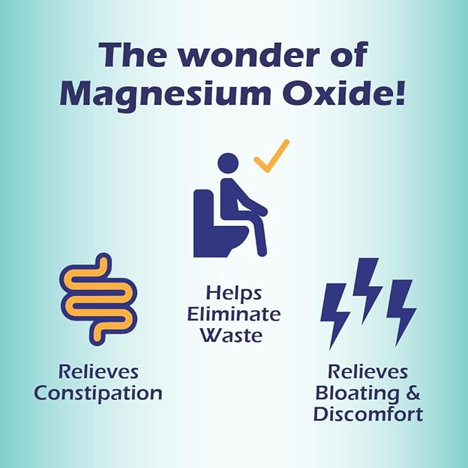 Pure &amp Healthy Oxypure Magnesium Oxide Colon Cleanser with Sodium Bicarbonate Veggie Capsules 120 Count