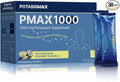 PMAX1000 High Dose Pure Potassium Electrolyte Supplement Powder 1000mg 4-Type Potassium Blend-Citrate Gluconate BicarbonateChloride Supports Healthy Blood Pressure Heart Kidneys Bones Muscles