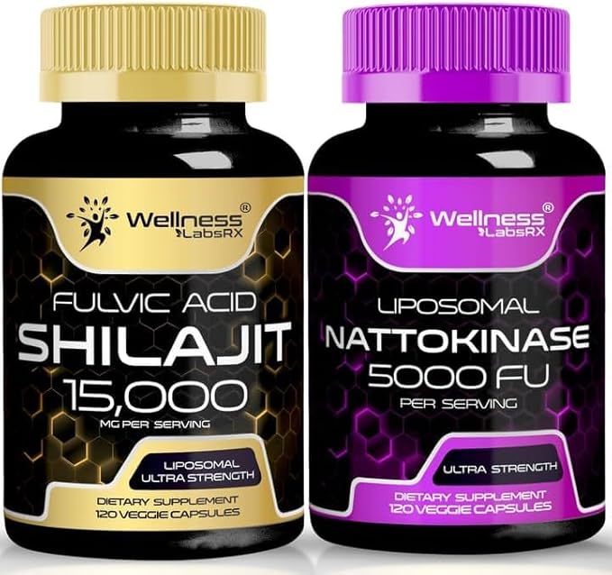 Nattokinase Supplement Capsules - 5000 FU - Enzymes from Pure Japanese Natto Extract | Bundle